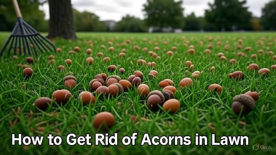 How to Get Rid of Acorns in Lawn