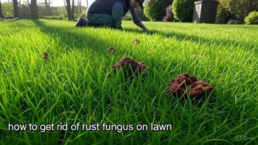 how to get rid of rust fungus on lawn